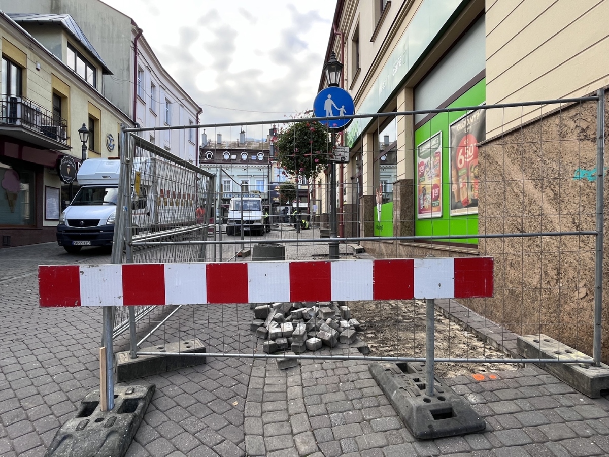 Przebudowa ul. Grunwaldzkiej [październik 2023]